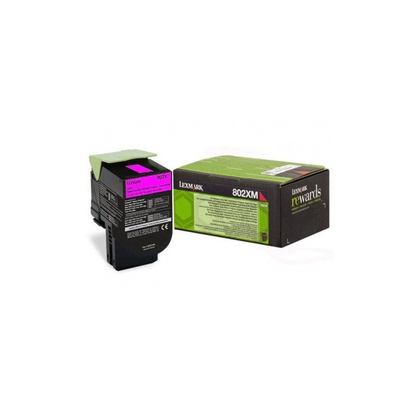 Toner Lexmark Magenta pour CX510...  (802XM)