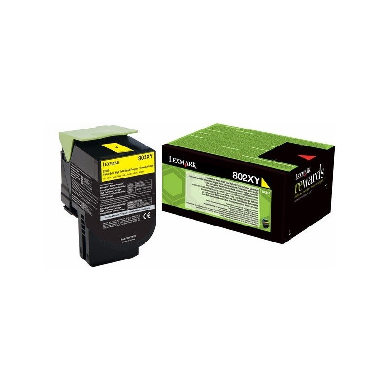 Toner Lexmark Jaune pour CX510...  (802XY)