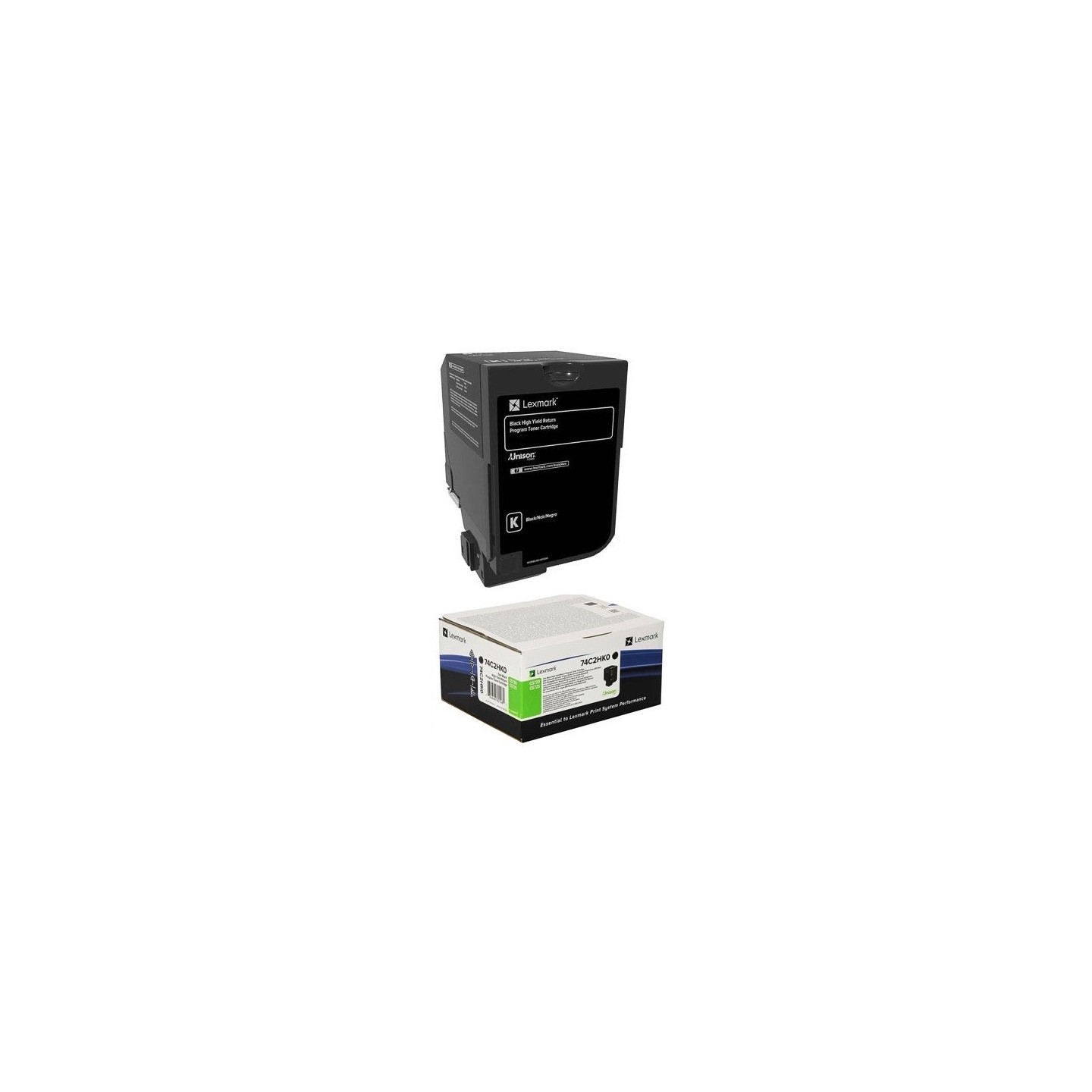 Cartouche de toner Haute capacité Noir LEXMARK pour CS720, CS725 (20k)