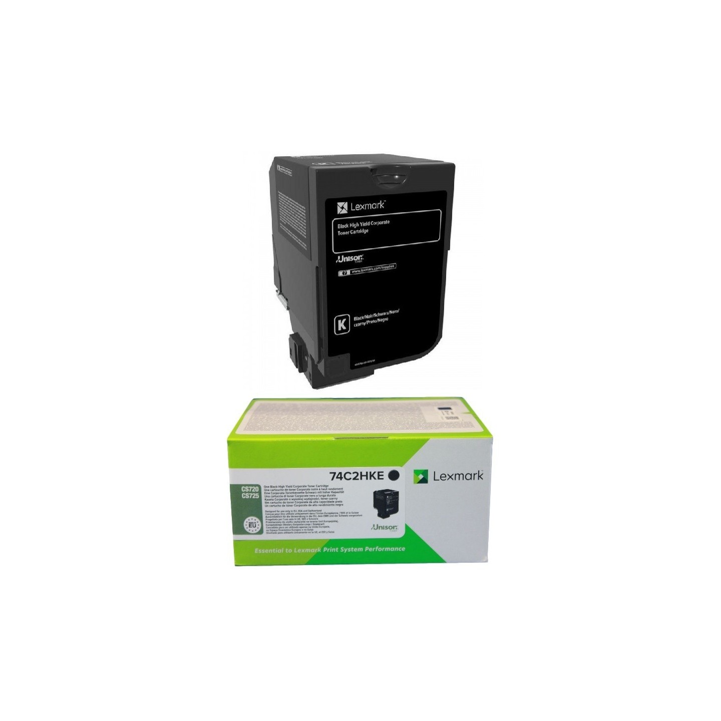 Cartouche de toner Haute capacité Noir LEXMARK pour CS720, CS725 (20k)