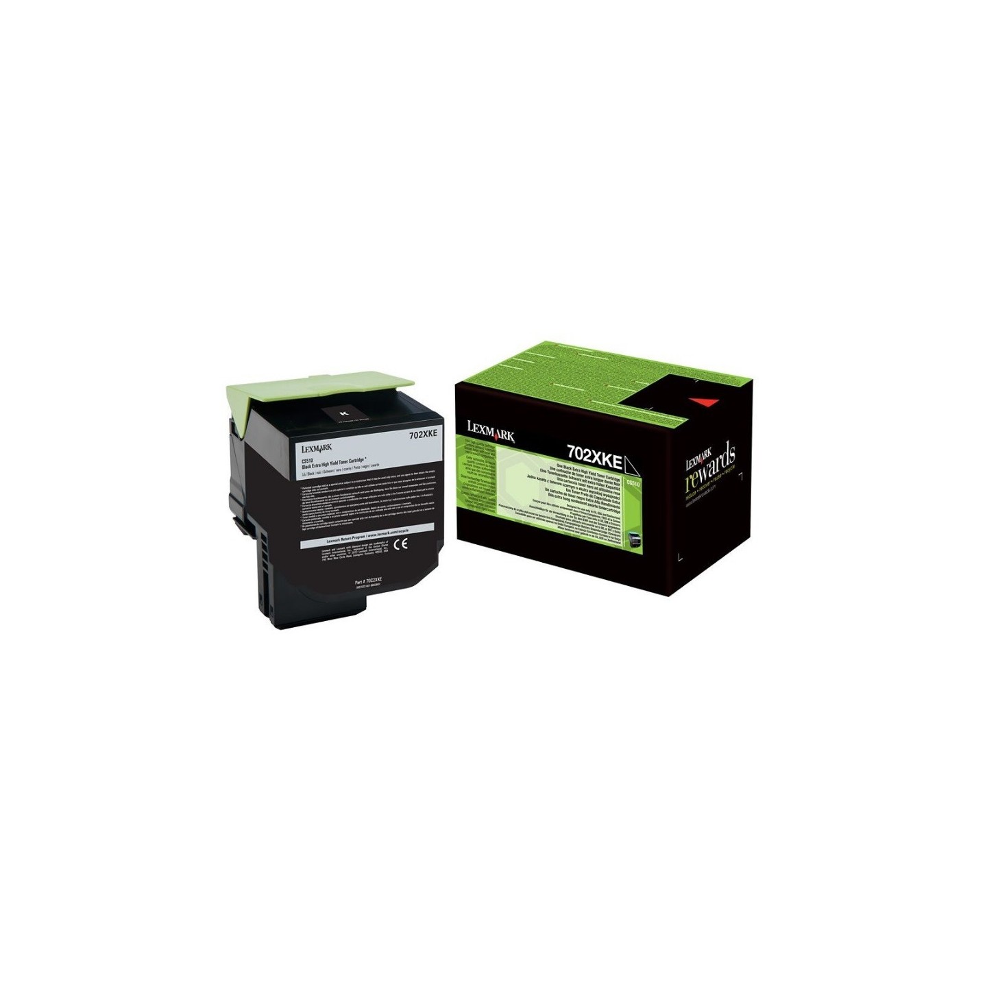 Toner Noir Très haute capacité Lexmark pour CS510 (702XKE)