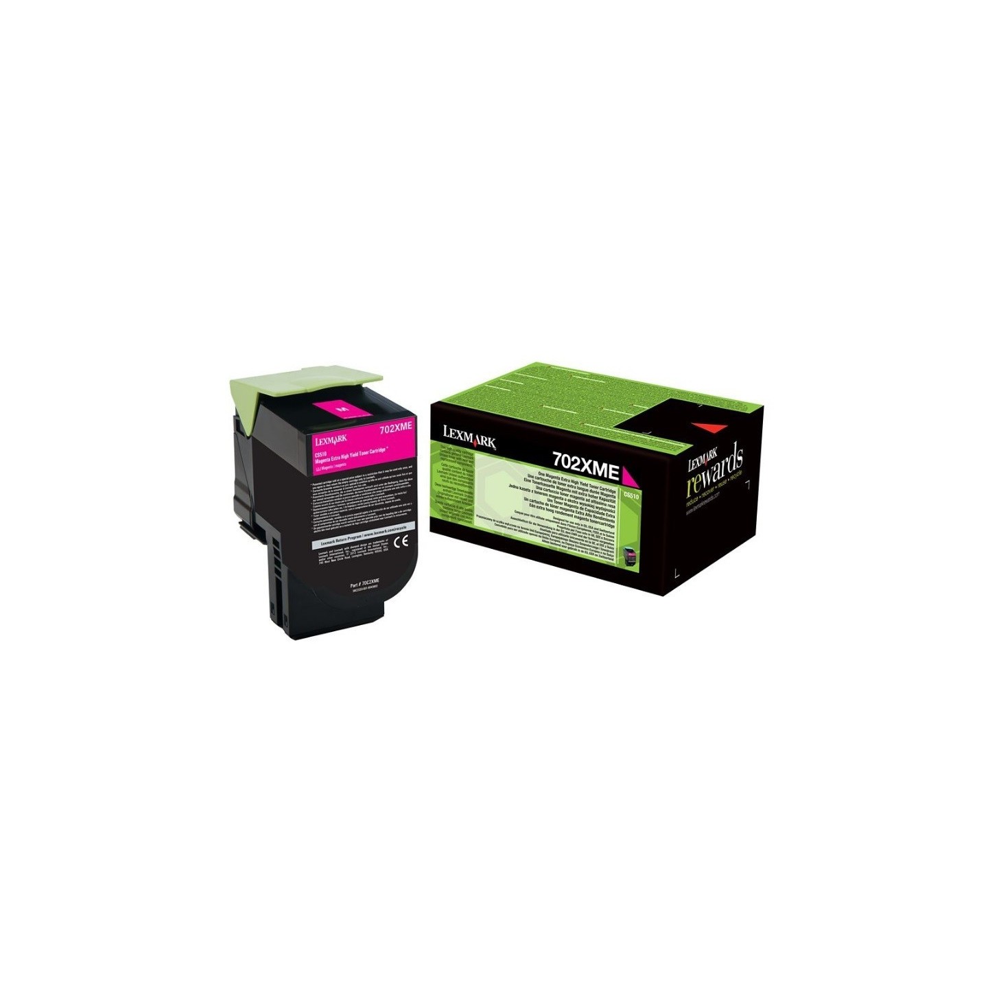 Toner Magenta Très haute capacité Lexmark pour CS510 (702XME)