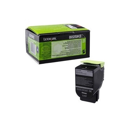 Toner noir Lexmark pour CX310n / CX410e ... haute capacité (802SKE)