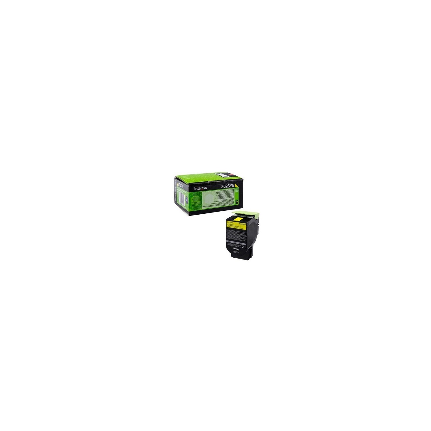 Toner jaune Lexmark pour CX310n / CX410e ... haute capacité (802SYE)