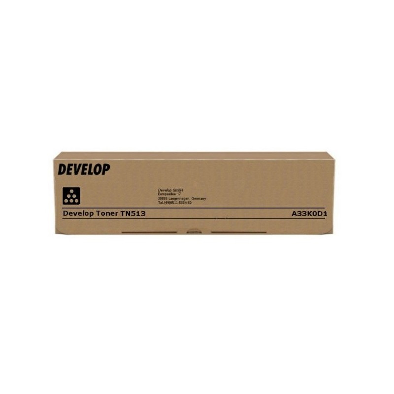 Cartouche Toner noir  Develop pour INEO 454E - 554E (TN-513)
