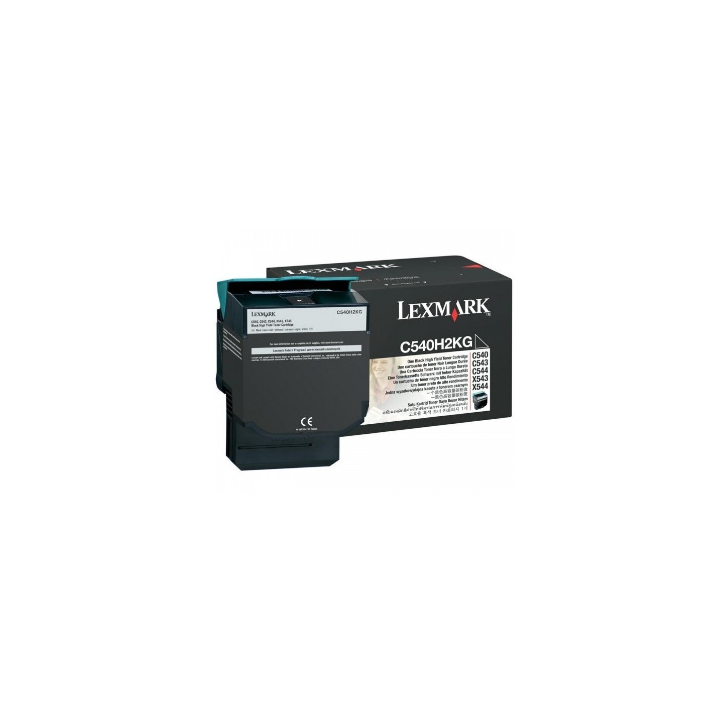Toner noir haute capacité Lexmark pour C540 / C543 / ... X543 / X544