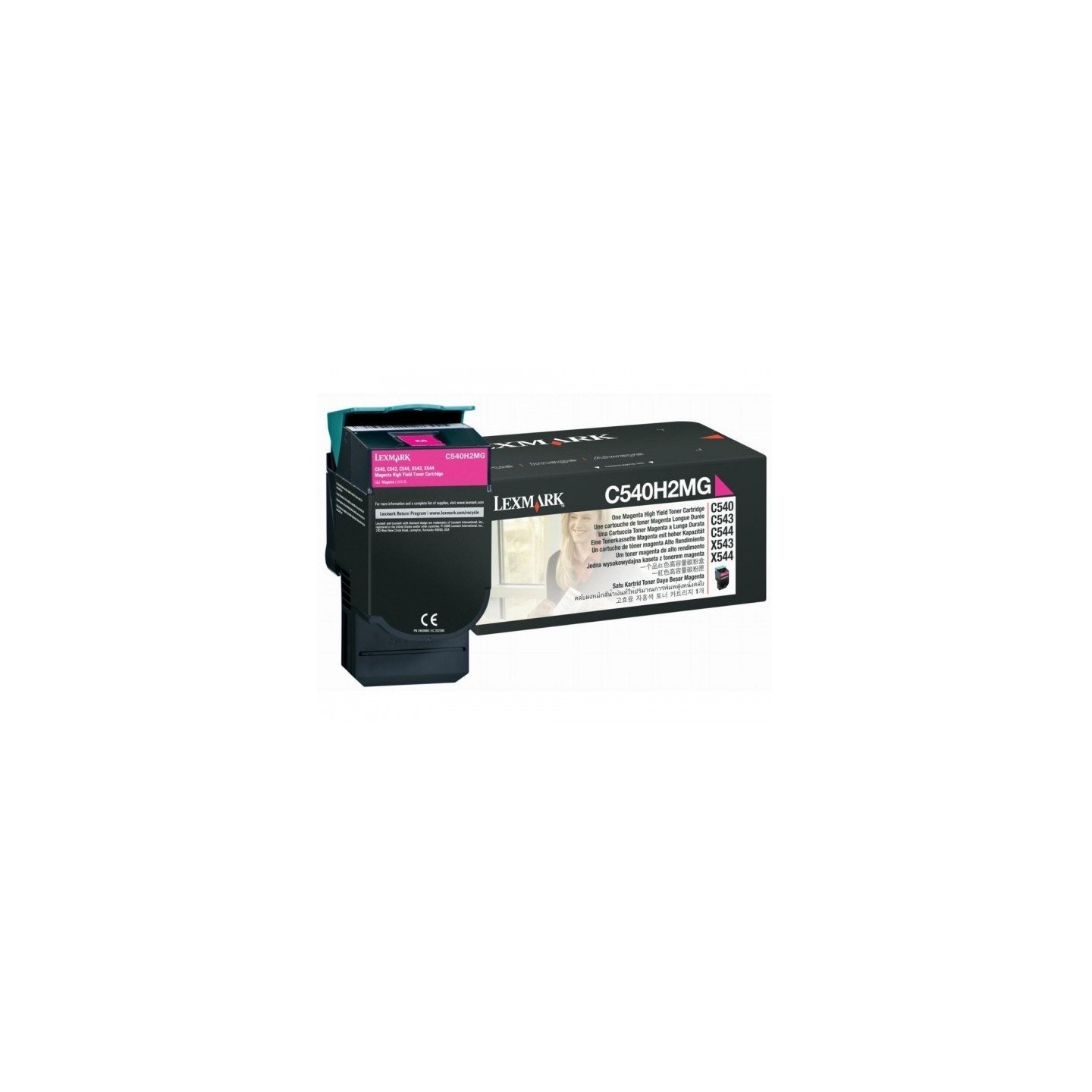 Toner magenta haute capacité Lexmark pour C540 / C543 / ... X543 / X544