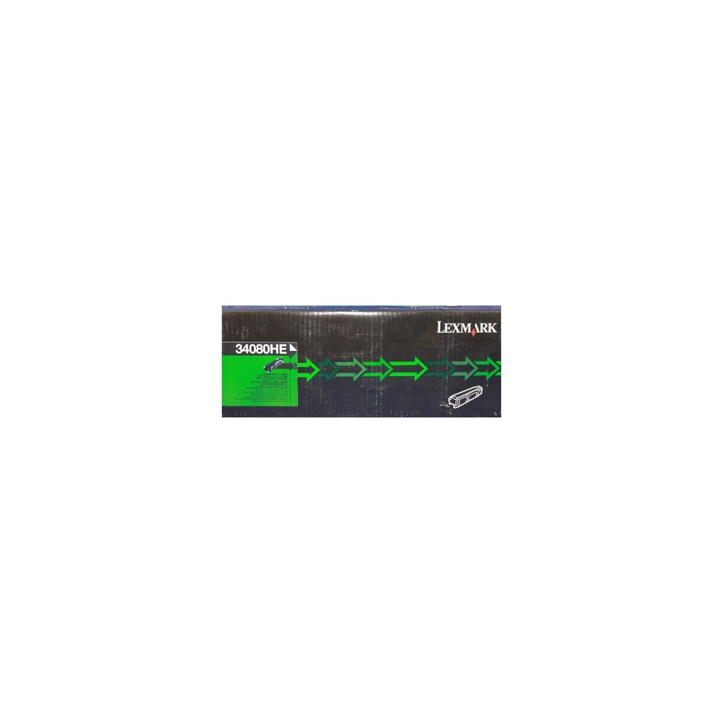 Toner Noir Lexmark reconditionné pour imprimante laser