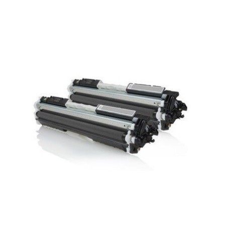 Pack de 2 toners noirs génériques pour HP laserjet Pro CP1025 (126A), Toner Express : achat en ligne de Pack de 2 toners noirs g