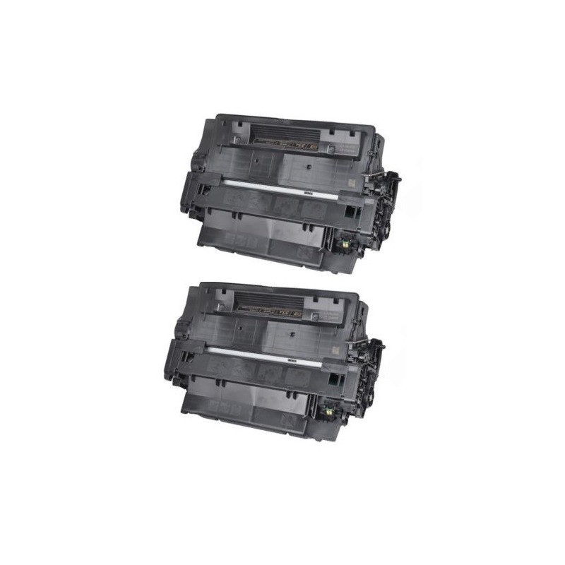 Pack de 2 toners noirs génériques haute capacité pour HP laserjet P3010... (55X), Toner Express : achat en ligne de Pack de 2 to