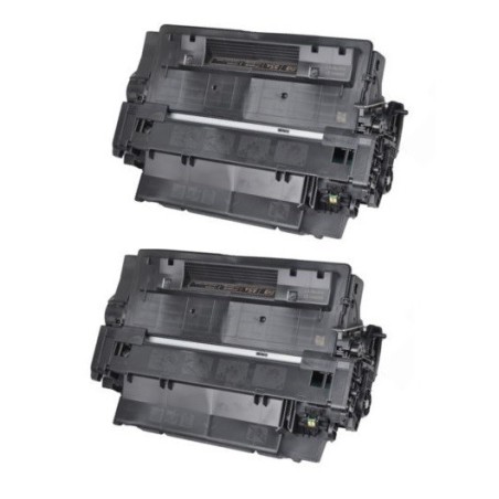 Pack de 2 toners noirs génériques haute capacité pour HP laserjet P3010... (55X), Toner Express : achat en ligne de Pack de 2 to