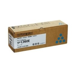 Cartouche toner cyan Ricoh pour SP C360 (type SPC360E)