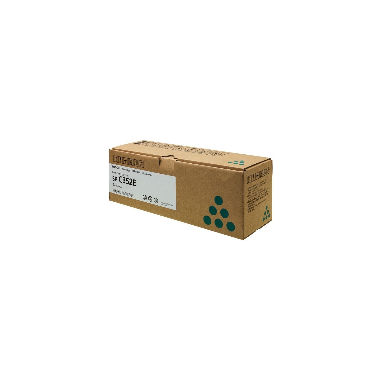 Cartouche toner cyan Ricoh pour SP C352DN 