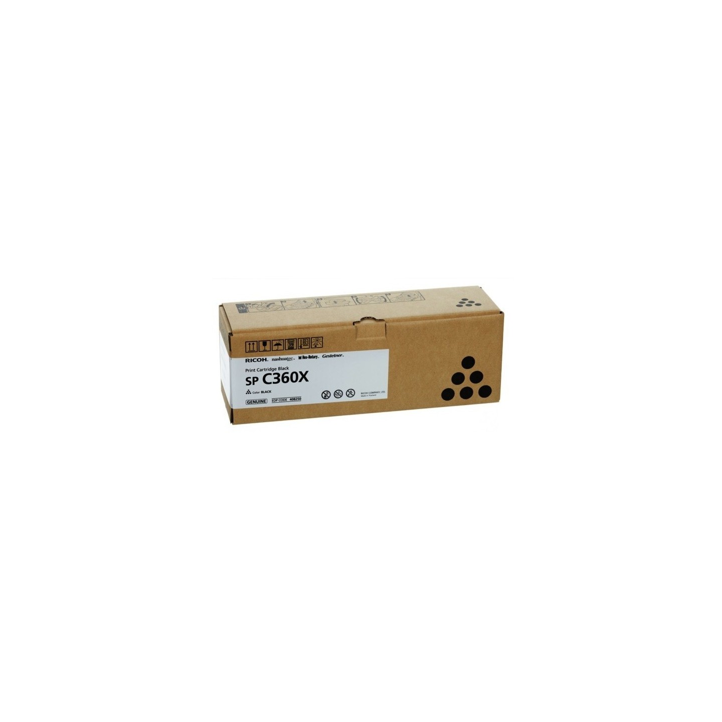 Cartouche toner noir extra haute capacité Ricoh pour SP C361 (type SPC360X)