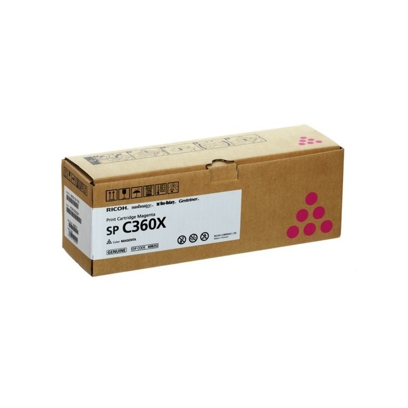 Cartouche toner magenta extra haute capacité Ricoh pour SP C361 (type SPC360X)