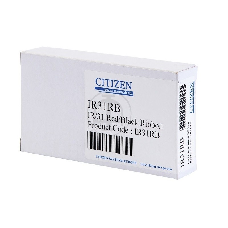 Ruban nylon Matriciel noir/rouge CITIZEN pour CDS500 ... (IR31RB)