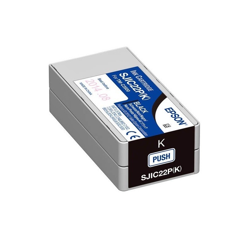 Cartouche noire pour Epson TM-C3500 (SJIC22P), Toner Express : achat en ligne de Cartouche noire pour Epson TM-C3500 (SJIC22P) p