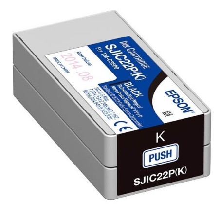 Cartouche noire pour Epson TM-C3500 (SJIC22P), Toner Express : achat en ligne de Cartouche noire pour Epson TM-C3500 (SJIC22P) p