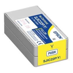 Cartouche Jaune pour Epson TM-C3500 (SJIC22P), Toner Express : achat en ligne de Cartouche Jaune pour Epson TM-C3500 (SJIC22P) p