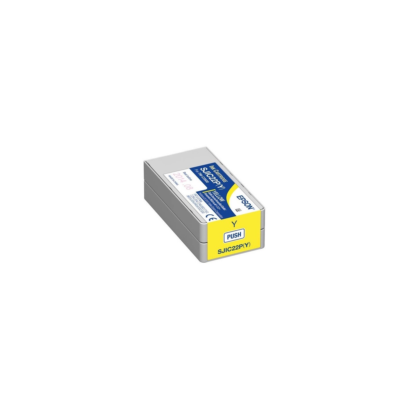 Cartouche Jaune pour Epson TM-C3500 (SJIC22P), Toner Express : achat en ligne de Cartouche Jaune pour Epson TM-C3500 (SJIC22P) p
