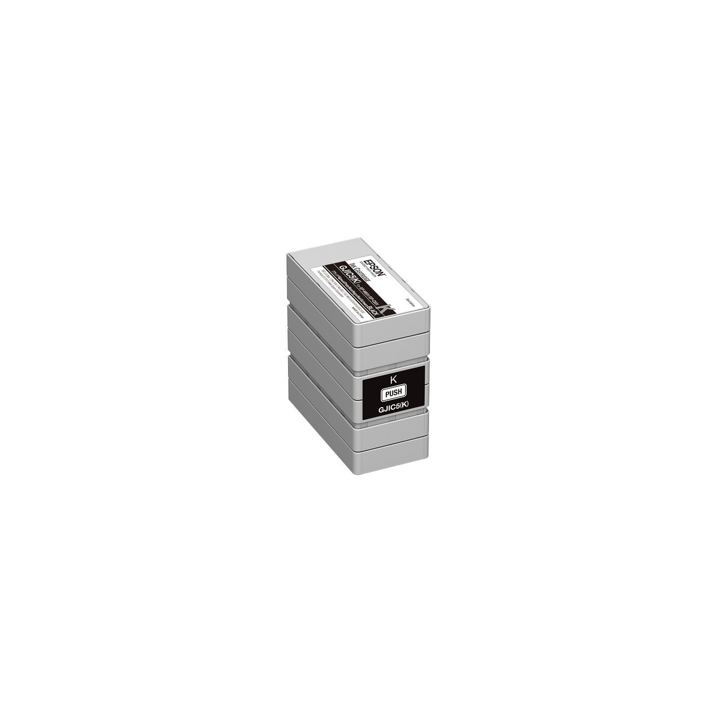 Cartouche noir Epson pour GP-M831 - ColorWorks C831 (GJIC5K)