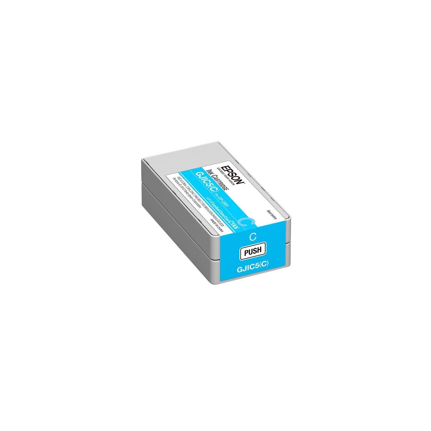 Cartouche d'encre Cyan Epson pour ColorWorks C831 (GJIC5C)