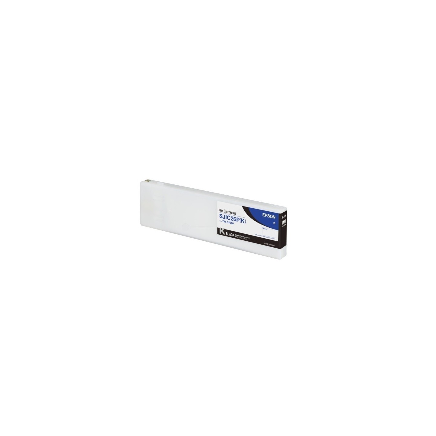 Cartouche d'encre Noire Epson pour ColorWorks C7500 (SJIC26PK)