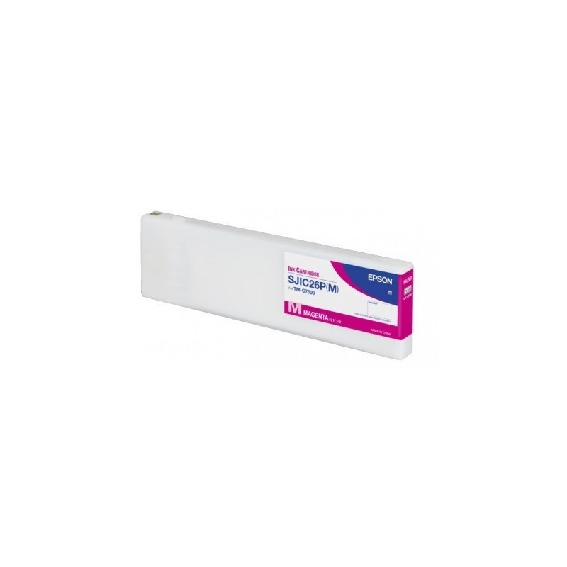 Cartouche d'encre Magenta Epson pour ColorWorks C7500 (SJIC26PM)