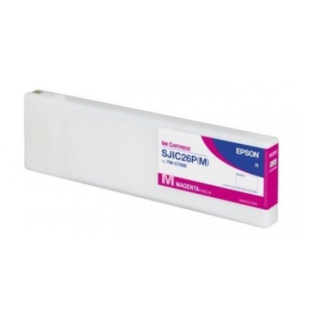 Cartouche d'encre Magenta Epson pour ColorWorks C7500 (SJIC26PM)