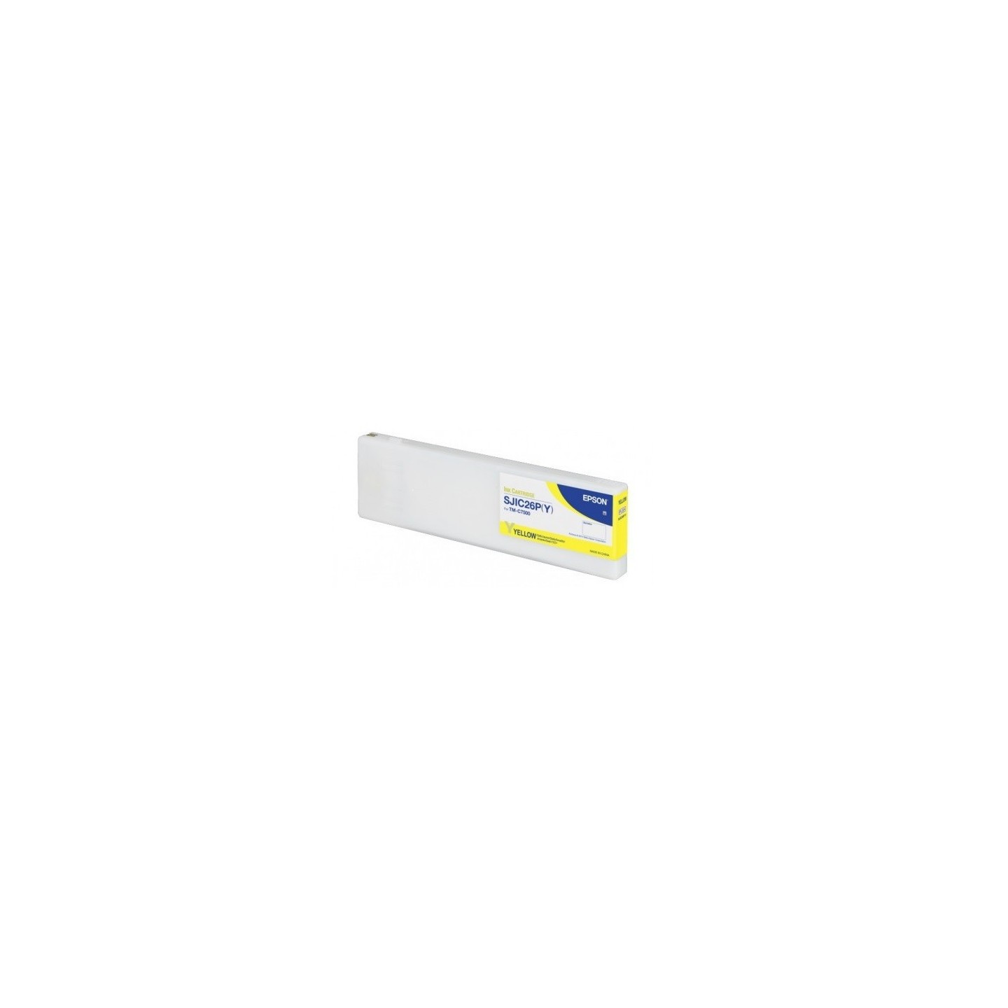 Cartouche d'encre Jaune Epson pour ColorWorks C7500 (SJIC26PY)