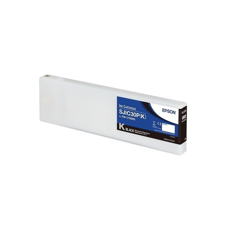 Cartouche d'encre Noire Epson pour ColorWorks C7500G (SJIC30PK)