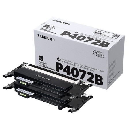 Pack de 2 toners noirs Samsung pour CLP320 / 325 / CLX3185, Toner Express : achat en ligne de Pack de 2 toners noirs Samsung pou