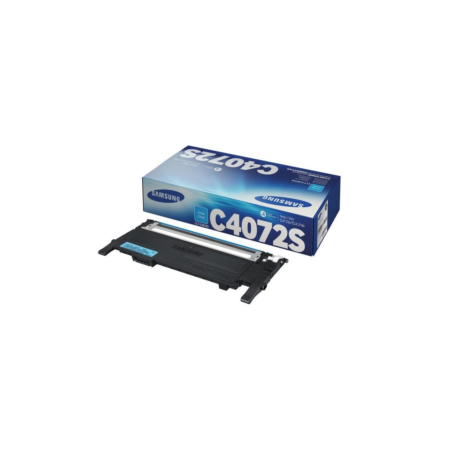 Toner cyan Samsung pour CLP320 / 325 / CLX3185, Toner Express : achat en ligne de Toner cyan Samsung pour CLP320 / 325 / CLX3185