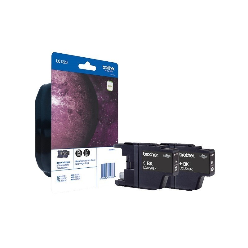 Pack 2 Cartouches noire basse capacité Brother pour MFC J625DW / J825DW