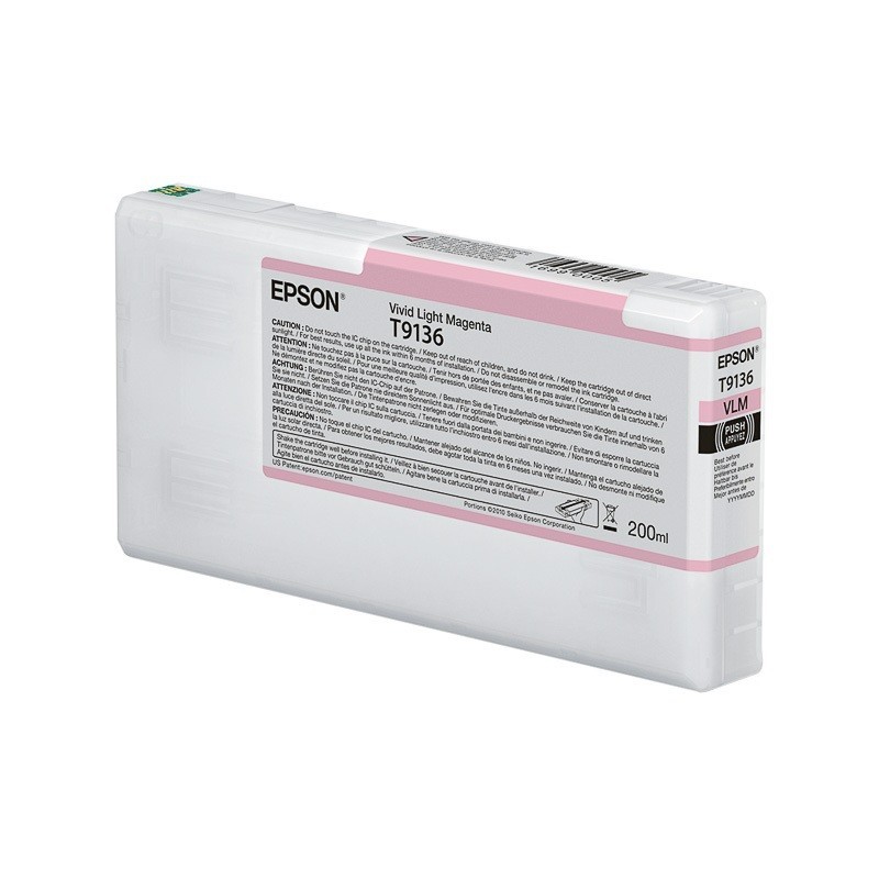 Cartouche d'encre Magenta Clair Epson pour SC-P5000 (T9136)