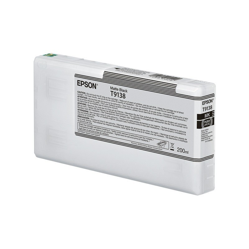 Cartouche d'encre Noir Mat Epson pour SC-P5000 (T9138)