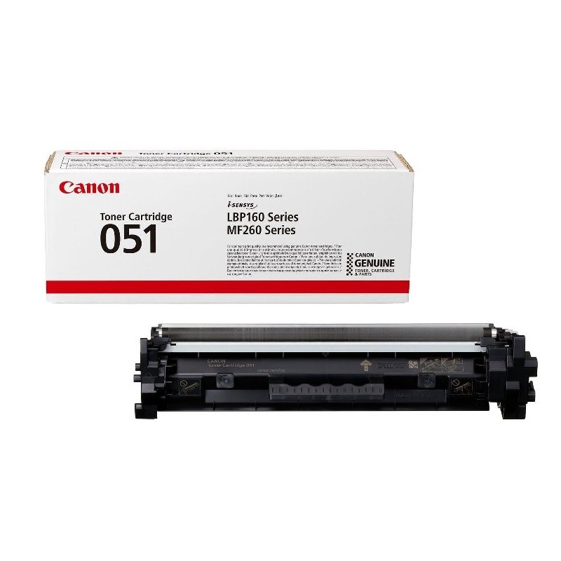 Cartouche toner Noir Canon pour imprimante I-Sensys LBP 162dw... (051) 