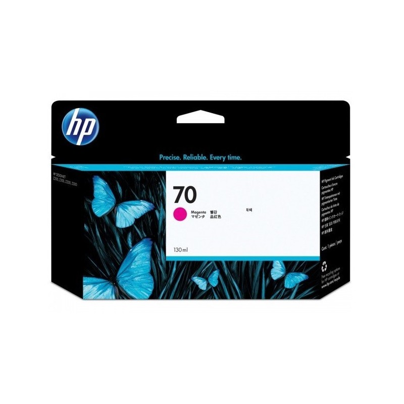Cartouche magenta HP pour Designjet Z2100 / Z3100 (N°70), Toner Express : achat en ligne de Cartouche magenta HP pour Designjet