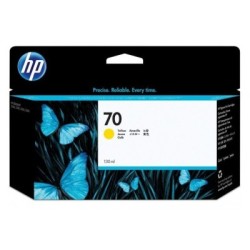Cartouche jaune HP pour Designjet Z2100 / Z3100 (N°70), Toner Express : achat en ligne de Cartouche jaune HP pour Designjet Z21