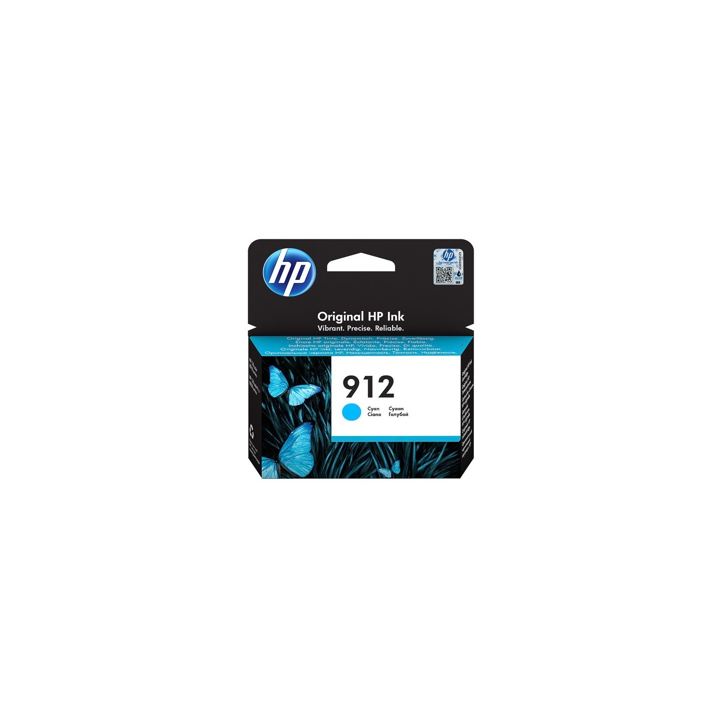 Cartouche jet d'encre Cyan HP pour Office Jet Pro 8012 / 8022 ....(N°912)