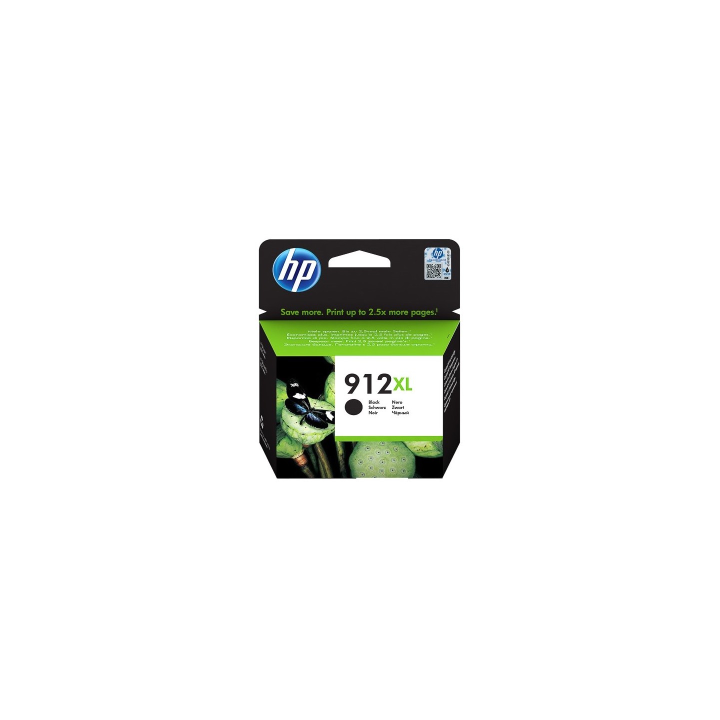 Cartouche jet d'encre Noir haute capacité HP pour Office Jet Pro 8012 / 8022 ....(N°912XL)