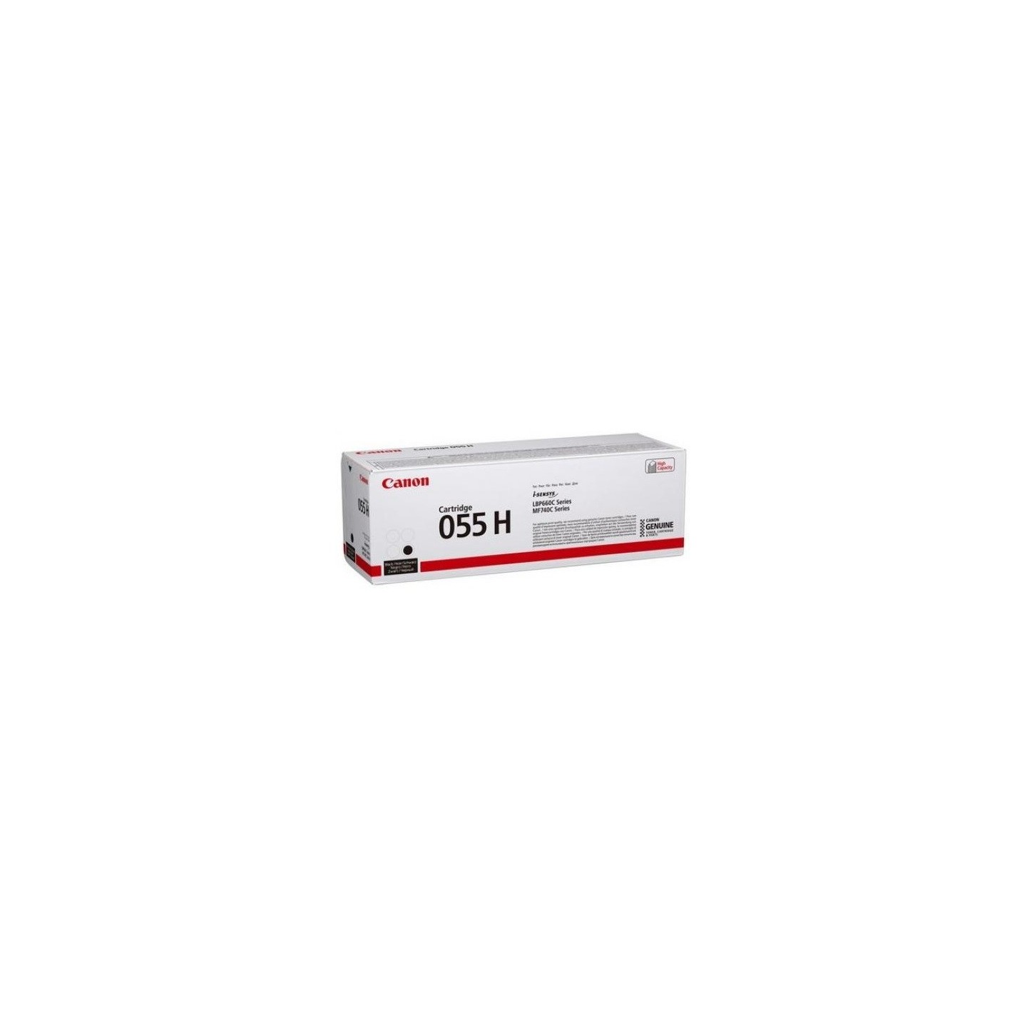 Cartouche Toner Noir haute capacité CANON pour I-Sensys LBP663Cdw ... (055H)