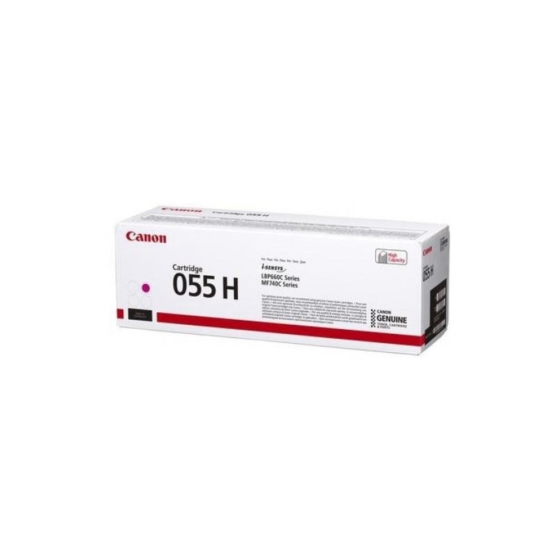 Cartouche Toner Magenta haute capacité CANON pour I-Sensys LBP663Cdw ... (055H)
