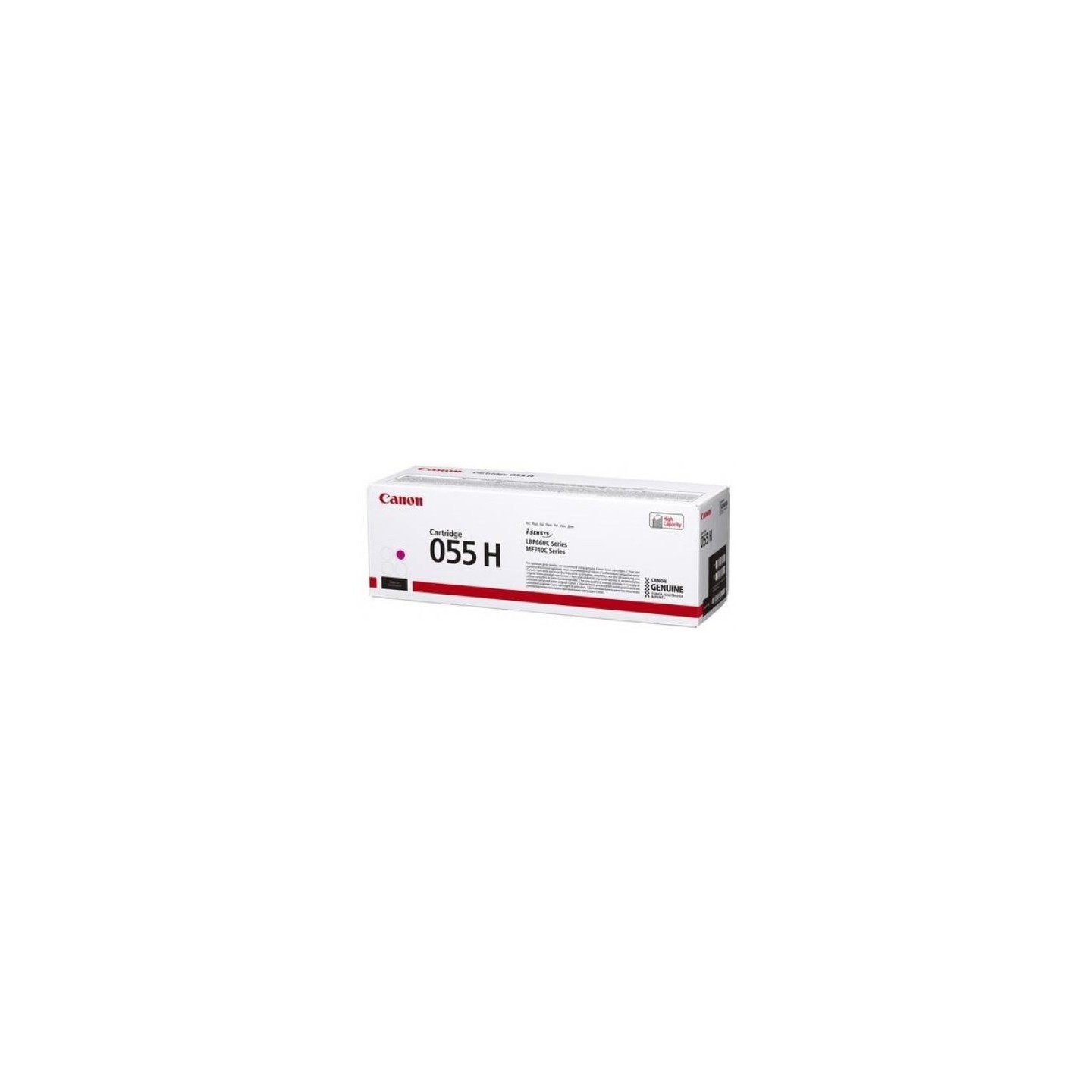 Cartouche Toner Magenta haute capacité CANON pour I-Sensys LBP663Cdw ... (055H)
