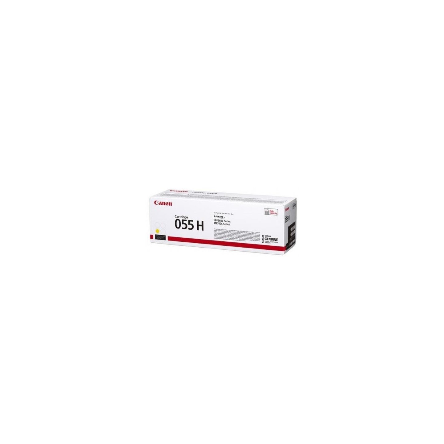 Cartouche Toner Jaune haute capacité CANON pour I-Sensys LBP663Cdw ... (055H)