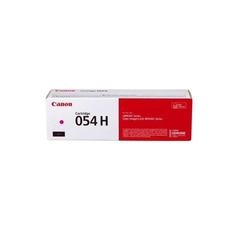 Cartouche Toner Magenta haute capacité CANON pour I-Sensys LBP623Cdw ... (054H)