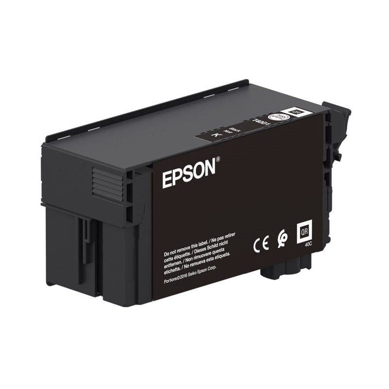 Cartouche d'encre Noire haute capacité UltraChrome XD2  pour Epson SC-T3100... (T40D140)