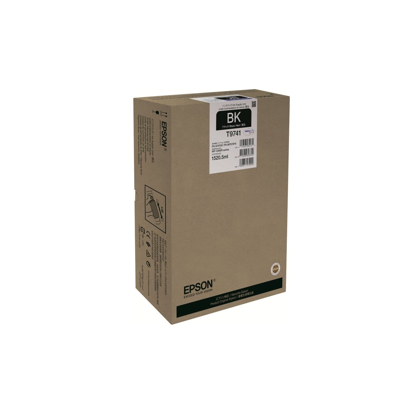 Cartouche d'encre Noir (XXL) - Epson pour Workforce Pro WF-C869RDTW... (T9741)