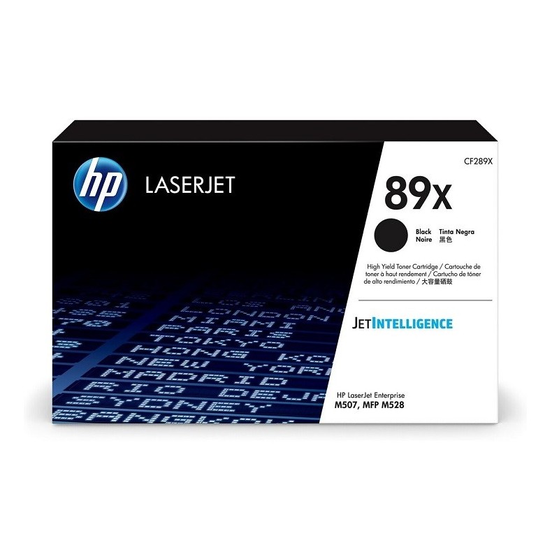 Toner noir haute capacité HP pour LaserJet Enterprise M507 / M528 ... (89X)