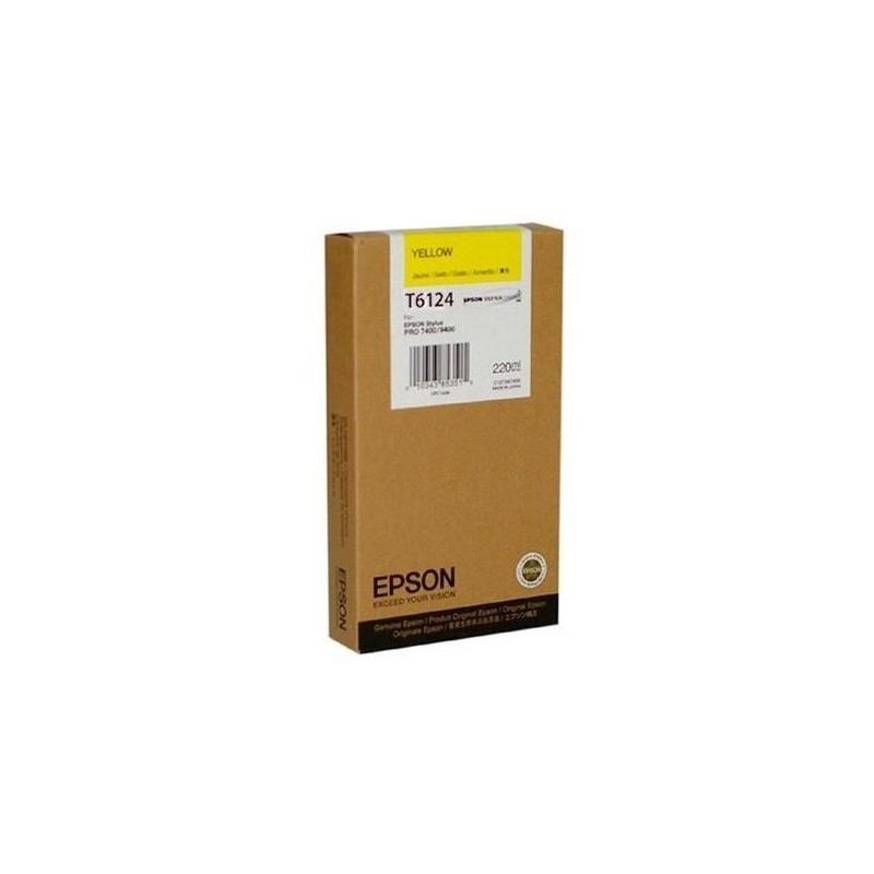 Encre pigment jaune Epson pour stylus photo 7400 / 9400, Toner Express : achat en ligne de Encre pigment jaune Epson pour stylus